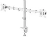 Hama Monitor-Tischhalterung 2 Display(s) 88,9 cm (35") Wei&szlig; H&ouml;henverstellbar,