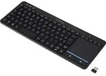 Renkforce RF-WLTKB-300 Kabellos Tastatur Deutsch, QWERTZ Schwarz Integriertes