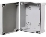 Fibox TAM 131308 Wand-Geh&auml;use 130 x 130 x 75 ABS Lichtgrau (RAL 7035) 1St.