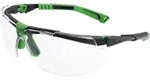 Univet 5X1 5X1-03-00 Schutzbrille mit Antibeschlag-Schutz, inkl. UV-Schutz Schwarz,