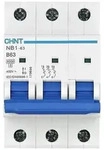 Chint 179695 NB1-63 3P B6 6kA DB Leitungsschutzschalter 3polig 6A 240 V, 415V