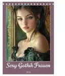Sexy Gothik Frauen (Tischkalender 2026 DIN A5 hoch), CALVENDO Monatskalender