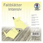 URSUS Faltbl&auml;tter Intensiv, 15 x 15 cm, lichtgelb