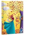 Hardcover Notizbuch Herbstlaub, Midi, Liniert