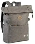 BESTWAY&reg; Rucksack Campus Sytle, Rolltop, dunkelgrau, variabel von 19 bis 25 Litern