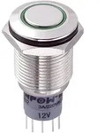 TRU COMPONENTS 701846 LAS2GQF-22ZE/G/12V/N/P Vandalismusgesch&uuml;tzter...