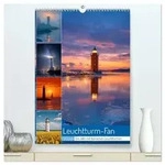 Leuchtturm-Fan (hochwertiger Premium Wandkalender 2026 DIN A2 hoch), Kunstdruck in