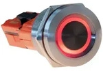 Joy-it Button22T-01 Button22T-01 Schalter tastend Rot, Blau (&Oslash; x L) 22 mm x 38 mm