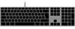 Matias FK316CB-DE Wired USB-C&reg; Keyboard for Mac - Space Gray - German Version USB
