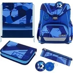 Herlitz Schulranzen UltraLight Plus, 16 Liter, 750 g, Blue Goal