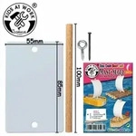 Corvus A600593 - Kids-at-Work, Mast+Segel, 1x Zubeh&ouml;r-Set zum Bau eines Bootes