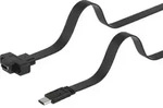 Renkforce USB-Kabel USB 3.2 Gen1 USB-C&reg; Stecker, USB-C&reg; Buchse 0.25 m Schwarz