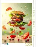 CALVENDO Puzzle Doppel Cheesburger 1000 Teile Lege-Gr&ouml;&szlig;e 64x48cm Foto-Puzzle...