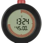 TFA Dostmann 60.2569.01 Funk Wecker Schwarz, Rot Alarmzeiten 1 1 Timerzeit, Gro&szlig;es