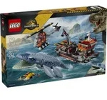 LEGO Jurassic World 77983 Mosasaurier-Angriff auf das Boot, Bauspielzeug f&uuml;r Kinder