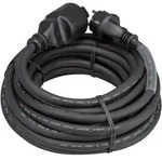 Perel EC10R25STBHQ Strom Verl&auml;ngerungskabel 16A Schwarz 10.00m H05RR-F 3G 2,5mm2
