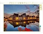CALVENDO Puzzle Br&uuml;gge, Spiegelrei 1000 Teile Lege-Gr&ouml;&szlig;e 64x48cm Foto-Puzzle...