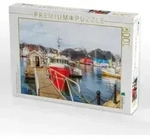 CALVENDO Puzzle Anlegestelle f&uuml;r Fischerboote, Honningsvag 1000 Teile...