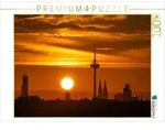 CALVENDO Puzzle Sonnenaufgang &uuml;ber der Skyline 1000 Teile Lege-Gr&ouml;&szlig;e 64x48cm