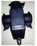 N & L 10195 3fach-Kupplung Gummi 230V Schwarz IP44