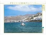 CALVENDO Puzzle Mykonos - Der alte Hafen auf der griechischen Insel 1000 Teile