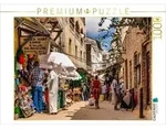 CALVENDO Puzzle Die Hauptstra&szlig;e in Lamu-Stadt 1000 Teile Lege-Gr&ouml;&szlig;e 64x48cm