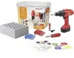 Fischertechnik 579436 - Fischer for Kids, Power-Box, Schrauben-Stecken-Staunen,