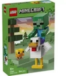 LEGO Minecraft 21582 H&uuml;hnerreiter, Bauset zum Videospiel, bewegliche