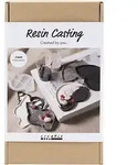 Creativ Company Kreativ Set Harzgie&szlig;en, Schneckenmuschel, Schwarz, Wei&szlig;