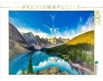CALVENDO Puzzle Der See liegt im Valley of the Ten Peaks, in einem Tal auf einer