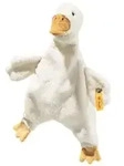 Steiff 242861 - Gans Gilda Schmusetuch, Pl&uuml;sch, 28 cm