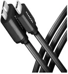 AXAGON USB-C&reg; Kabel USB 3.2 Gen1 USB-C&reg; Stecker, USB-Micro-B Stecker 1 m Schwarz