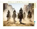 CALVENDO Puzzle Ankunft der Reiter im wilden Westen 1000 Teile Lege-Gr&ouml;&szlig;e...