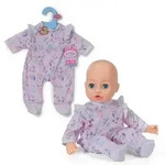 Zapf Creation BABY born Puppenkleidung Strampler Wald violett 43cm