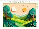 CALVENDO Puzzle Juni: W&auml;rme und Licht erf&uuml;llt das ganze Land, Schatten bieten...