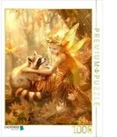 CALVENDO Puzzle Elfe mit Waschb&auml;r 1000 Teile Lege-Gr&ouml;&szlig;e 64x48cm Foto-Puzzle...