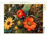 CALVENDO Puzzle Marienk&auml;fer auf den Bl&uuml;ten 2000 Teile Lege-Gr&ouml;&szlig;e 90x67cm