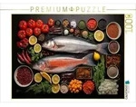 CALVENDO Puzzle Fischplatte zur gesunden Ern&auml;hrung 1000 Teile Lege-Gr&ouml;&szlig;e...