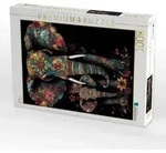 CALVENDO Puzzle Elefanten 1000 Teile Lege-Gr&ouml;&szlig;e 64x48cm Foto-Puzzle f&uuml;r