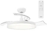 Philips LED Solr Deckenventilator 32 W mit Fernbedienung, Dimmbar