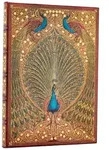 Hardcover Notizbuch, Hafiz&lsquo; Pfauen, Midi, Unliniert