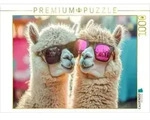 CALVENDO Puzzle In der Welt der Alpakas gibt's nur zwei Regeln: Bleib flauschig und