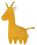 sigikid 39800 - Baby Musselin Knister Schnuffeltuch Giraffe