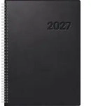 rido/id&eacute; 7027501907 Buchkalender Mod. Conform 2027 A4, Kunststoff, schwarz