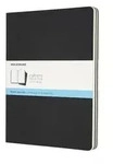 Moleskine Cahier XL, 3er Set, Punktraster, Kartoneinband, Schwarz