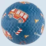 Sigikid 43519 - Ball Feuerwehr, blau, Naturkautschukball, 17 cm