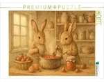 CALVENDO Puzzle Hasenzauber in der Marmeladenk&uuml;che 1000 Teile Lege-Gr&ouml;&szlig;e...