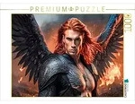 CALVENDO Puzzle Engel Raphael k&auml;mpft im Feuer gegen das B&ouml;se 1000 Teile