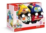 Pl&uuml;schauto-Set mit R&uuml;ckziehmotor