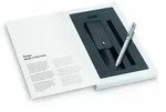 LAMY Kugelschreiber logo twin pen brushed im Lederetui